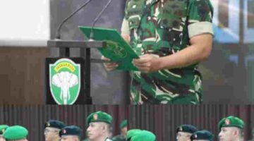 Kasdam IM Pimpin Sertijab Pejabat Kodam Iskandar Muda serta beri Penghargaan untuk Dua Prajurit Berprestasi