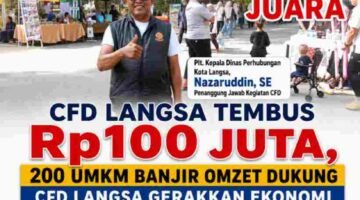 Gratis dan Ramai, CFD Langsa Dorong UMKM Naik Kelas Dukung Program “Langsa Juara”