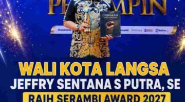 Pemko Langsa Raih Serambi Award 2026 Kategori Pemimpin yang Tanggap Kebutuhan Warga