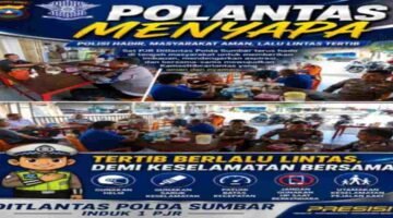 Dirlantas Polda Sumbar Tekankan Keselamatan, Polantas Menyapa Masyarakat dengan Pendekatan Humanis