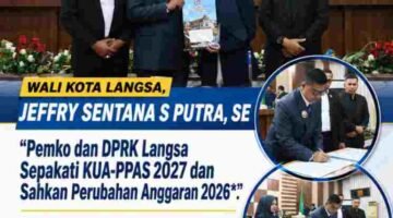 Rapat Paripurna DPRK Langsa: KUA-PPAS 2027 Disepakati, Perubahan APBK 2026 Disahkan