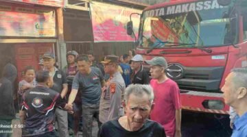 Hanguskan 2 rumah,Polisi masih menyelidiki penyebab kebakaran yang terjadi di kawasan padat penduduk Kelurahan Maccini Sombala