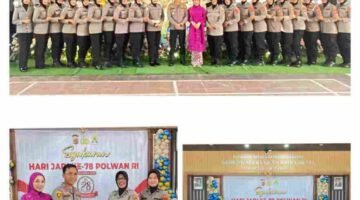 Gelar Syukuran Hari Jadi Ke-78 Polwan RI, Polres Aceh Tamiang Tekankan Dampak Nyata bagi Masyarakat