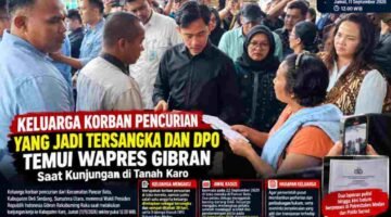 Wapres Gibran Terkejut! Keluarga Pancur Batu Mengadu: Korban Pencurian Malah Jadi Tersangka, Tiga Keluarga Disebut Masuk DPO