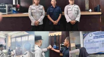 Sat Binmas Polres Aceh Tamiang Perkuat Sinergi dan Kewaspadaan Petugas Rutan Kuala Simpang