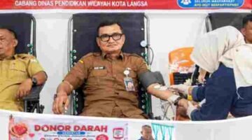 Setetes Darah Sejuta Harapan! Cabdin Kota Langsa Gelar Donor Darah Serentak, Guru SMA/SMK/SLB Turut Berpartisipasi
