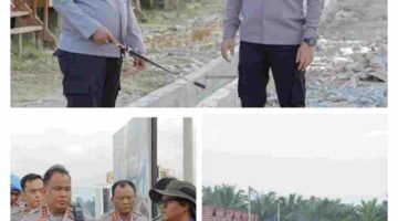 Kapolda Aceh Tinjau Progres Pembangunan Huntap Polri Presisi di Aceh Tamiang