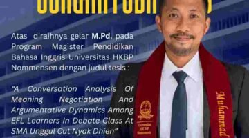 Membanggakan! Kepala SMA Unggul CND Langsa Raih Gelar Magister, Bukti Komitmen Majukan Pendidikan