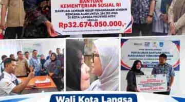 Direktur KEMENSOS RI Salurkan Jadup 32,6 M Di Langsa