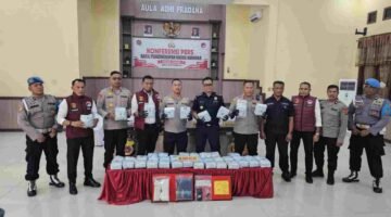 Polres Langsa Ungkap 46,6 Kg Sabu Jaringan Malaysia, Nilainya Capai Rp13,2 Miliar
