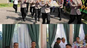 HUT TNI ke-81, Polres Aceh Tamiang Berikan Kejutan ke Kodim 0117/Aceh Tamiang