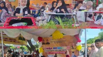Puluhan PAUD Hingga SMA Ikut Meramaikan Lomba Mewarnai & Melukis Semarakkan HUT Bireuen Ke 27.