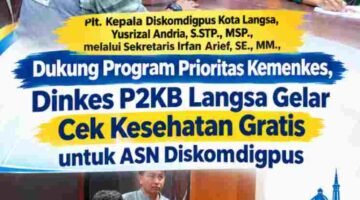 Deteksi Dini PTM, Puskesmas Langsa Kota Skrining Kesehatan Gratis untuk ASN di Diskomdigpus