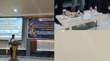 H.Mukhlis Launching Program Integrasi Layanan Primer Tahun 2026.
