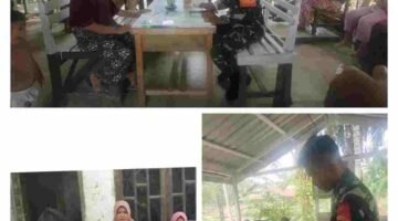 Babinsa Kopka Fauzi Laksanakan Pengecekan Perlinsos Bantuan Kepada Warga Desa Binaan
