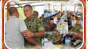 Hangat dan Penuh Kekeluargaan, Pangdam Iskandar Muda Bersilaturahmi dengan Masyarakat Kota Bakti Pidie