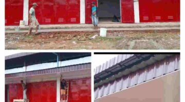 Babinsa Koramil 04 Sertu J Lubis Bendahara Terus Pantau Pembangunan KDKMP Desa Tanjung Mulia