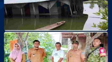 Rumah Nenek Rosmaniar (70) di Kuala Langsa Roboh Diterjang Air Pasang Rob, Angin Kencang & Hujan Deras – Rugi Rp 50 Juta, Camat & Geuchik Turun Langsung!