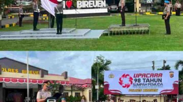 Polres Bireuen Gelar Upacara Peringatan Hari Sumpah Pemuda Tahun 2026