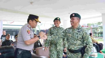 Perkuat Sinergitas TNI–Polri, Kapolres Bireuen Hadiri Sertijab Danyonif 113 Jaya Sakti